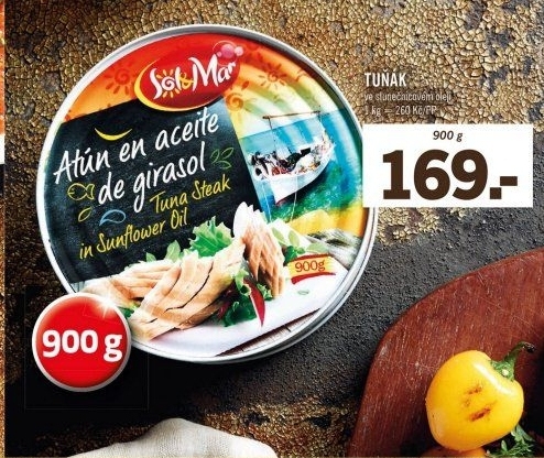 Tuňák kousky v oleji Sol&amp