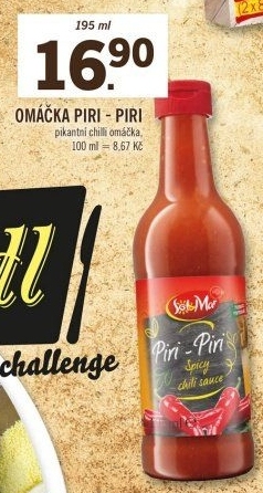 Chilli omáčka Piri Piri Sol&amp