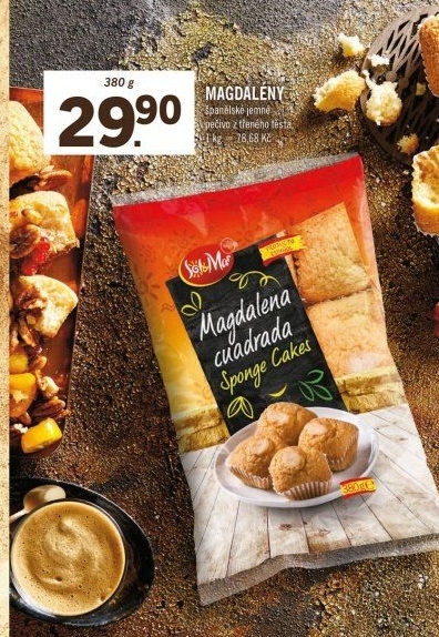 Košíčky z třeného těsta Magdalena Cuadrada Sol&amp