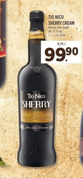 Sherry Cream Tio Nico