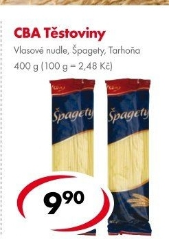 Polévkové nudle CBA