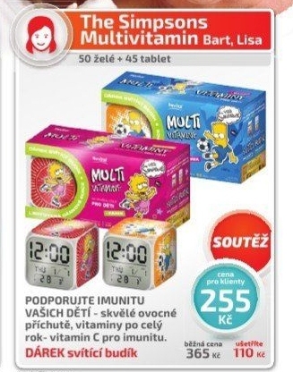 Vitamíny pro děti The Simpsons Vitar