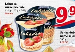Dezert lahůdka Madeta
