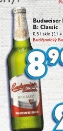 Pivo světlé výčepní B: Classic Budweiser Budvar