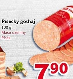 Salám Gothaj Maso uzeniny Písek