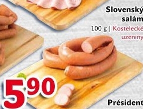 Salám slovenský točený Kostelecké uzeniny