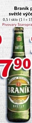 Pivo světlé výčepní 10° Braník
