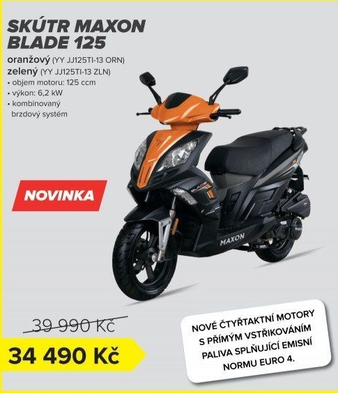 Skútr Maxon Blade 125