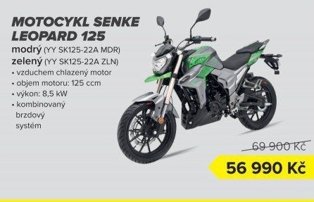Motocykl Senke Leopard 125 - Auto Kelly akcniletaky.com