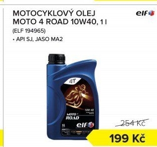 Motorový olej 4T Moto Road 10W - 40 Elf
