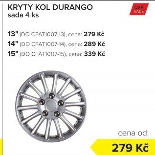 Kryt kol Durango R13 Carface