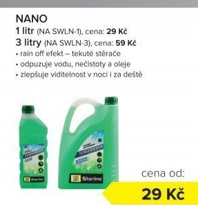 Letní směs do ostřikovačů Nano Starline