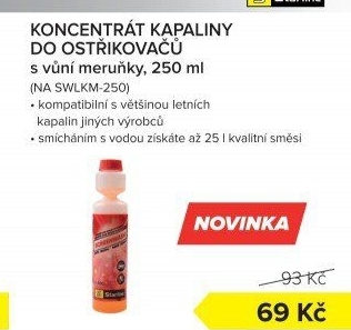 Letní koncentrát kapaliny do ostřikovačů Starline