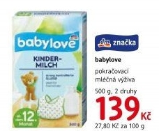 Mléčná výživa Babylove