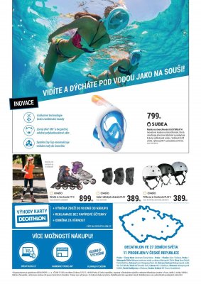 akční leták Decathlon 16.5.2017-30.6.2017