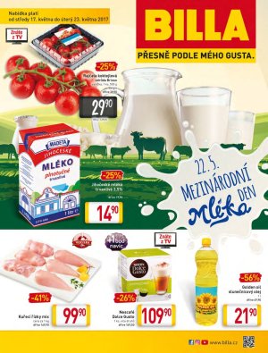 akční leták BILLA 17.5.2017-23.5.2017