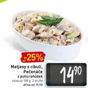 Matjesy s cibulí