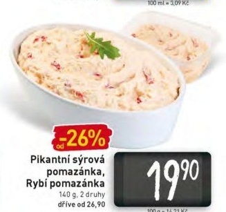Pikantní sýrová pomazánka