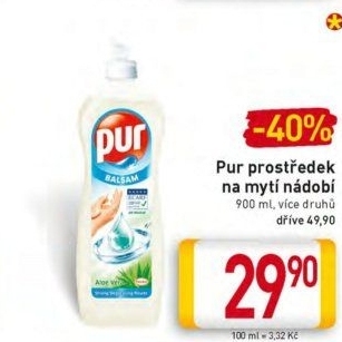 Prostředek na nádobí Pur