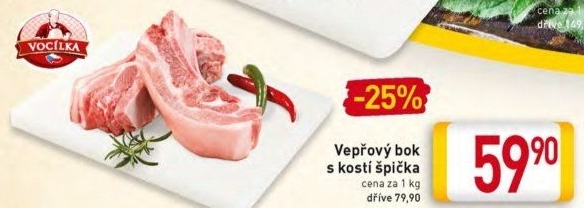 Vepřový bok špička Vocílka