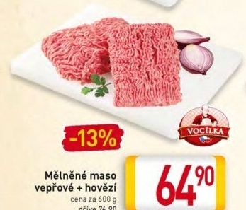Mleté maso mix Vocílka