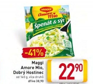 Jídla instantní Amore mio Maggi