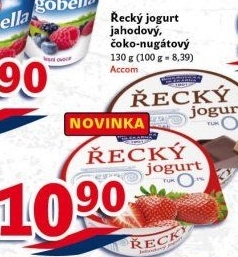 Ochucený jogurt řecký Bohušovická mlékárna