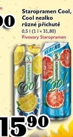 Pivo ochucené Staropramen Cool