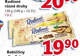 Oplatky Rodinné Kávenky Sedita