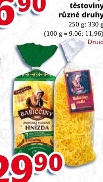 Polévkové nudle Babiččiny nudle