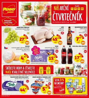 akční leták Penny Market 1.6.2017-4.6.2017