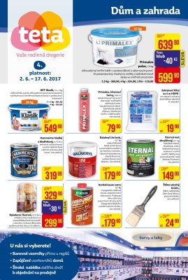 akční leták Teta drogerie 2.6.2017-17.6.2017