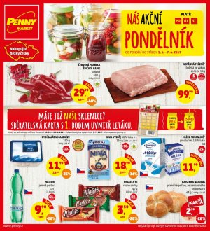 akční leták Penny Market 5.6.2017-7.6.2017