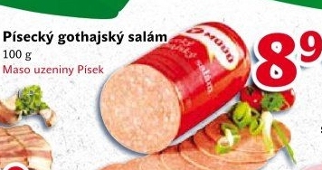 Salám Gothaj Maso uzeniny Písek