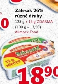 Sýr termizovaný Zálesák Milki