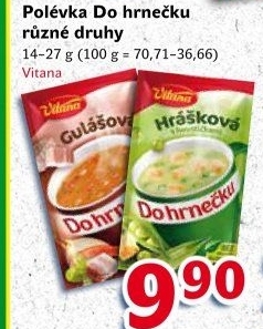 Instantní polévka do hrnečku Vitana