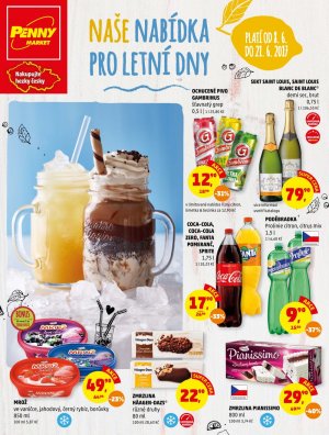 akční leták Penny Market 8.6.2017-21.6.2017