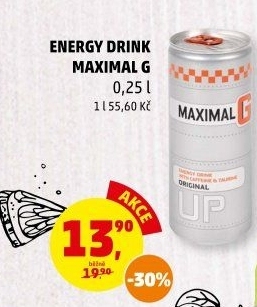 Energetický nápoj Maximal G