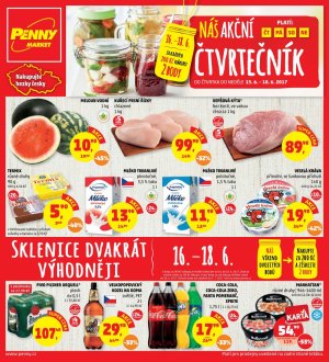 akční leták Penny Market 15.6.2017-18.6.2017