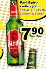 Pivo světlé výčepní 10° Pardál