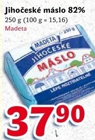 Máslo Jihočeské Madeta