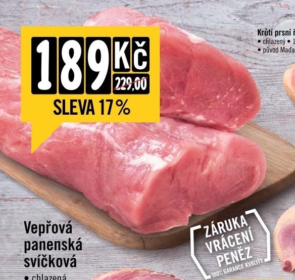 Panenka vepřová svíčková
