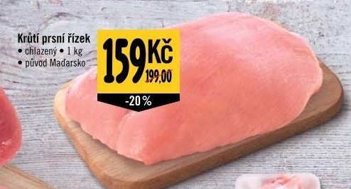 Krůtí prsní řízky