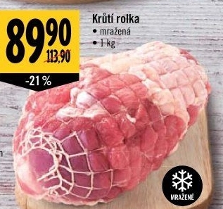 Rolka krůtí mražená