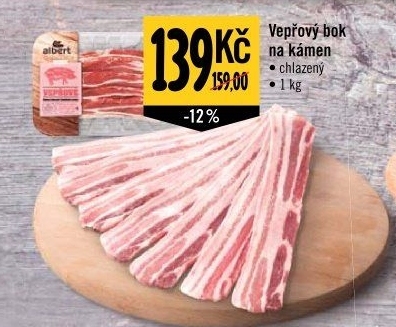 Vepřový bok na kámen Albert