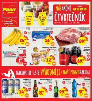 akční leták Penny Market 22.6.2017-25.6.2017