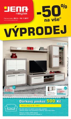akční leták Jena nábytek 26.6.2017-18.7.2017