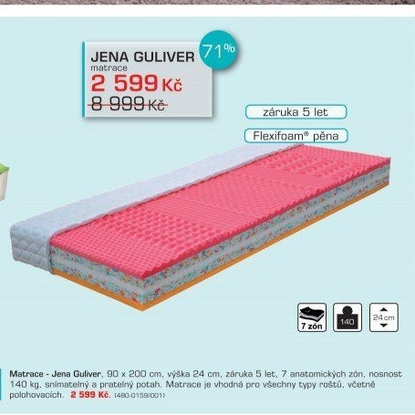 Matrace Jena Guliver
