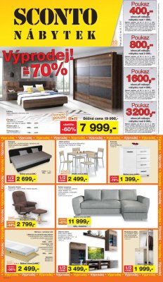 akční leták Sconto nábytek 28.6.2017-18.7.2017