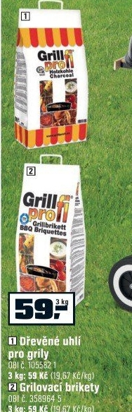 Dřevěné uhlí pro grily